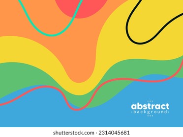 Abstract modern flowing line digital technology, smooth particle wave, big data techno design concept background wallpaper, Website Landing Page Templates. vector eps 