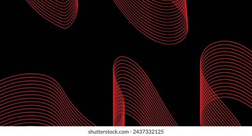 Tecnología digital moderna de la línea que fluye, onda suave de la partícula, fondo de pantalla del concepto del diseño del techno de los datos grandes, eps del vector