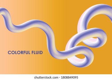 Abstract modern  fluid colorful vector background