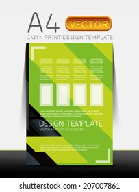 Abstrakte Muster für moderne Flyer-Broschüren mit Mustertext oder Business-A4-Buchcover