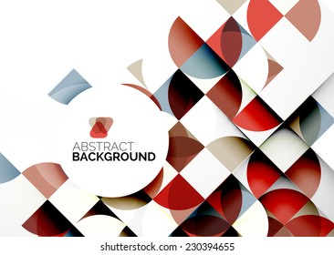 Abstrakter moderner Flyer - Broschüren-Design-Vorlage, geometrischer Hintergrund