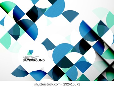 Resumen folleto moderno - plantilla de diseño de folletos, fondo geométrico