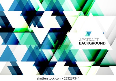 Resumen folleto moderno - plantilla de diseño de folletos, fondo geométrico