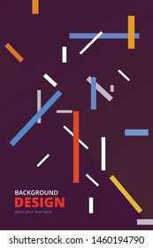 Abstract modern flyer - brochure template. Business web page, application background