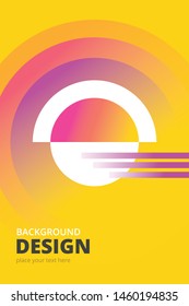 Abstract modern flyer - brochure template. Business web page, application background