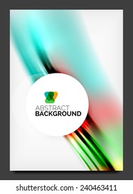 Abstract modern flyer - brochure template. Business web page, application background
