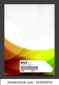 Abstract modern flyer - brochure template. Business web page, application background