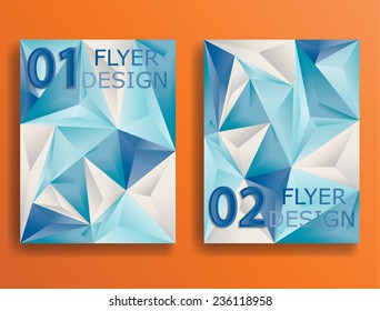 Abstract Modern Flyer Design.