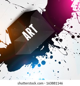 Abstract modern frame for business futuristic design, eps10 vector illustration