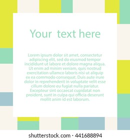 Abstract  modern frame. Vector illustration.