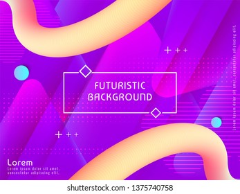 Abstract modern futuristic background vector