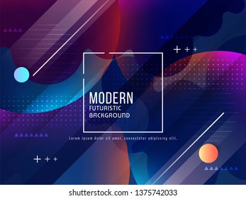 Abstract modern futuristic background vector