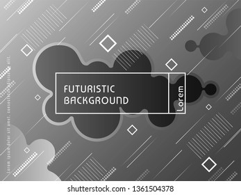 Abstract modern futuristic elegant grey background