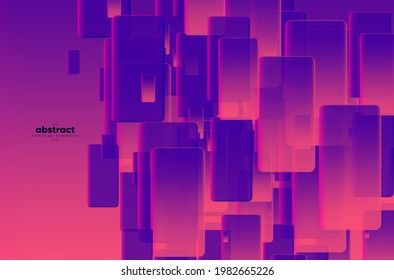 Abstract modern futuristic neon Light  digital technology, big data techno design concept background wallpaper, vector eps