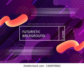 Abstract modern futuristic techno background