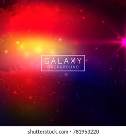 Abstract modern galaxy background