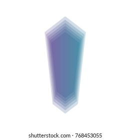 Abstract modern gemstone