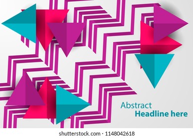 abstract modern geometric background