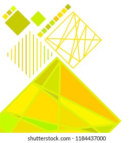 Abstract modern geometric background