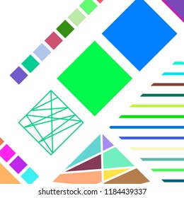 Abstract modern geometric background