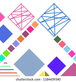 Abstract modern geometric background