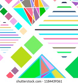 Abstract modern geometric background