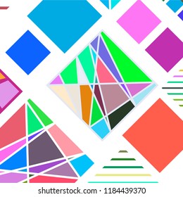 Abstract modern geometric background