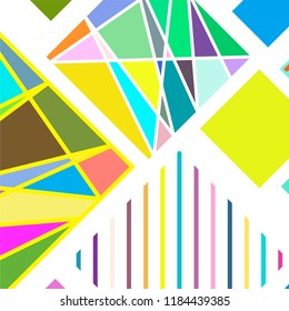 Abstract modern geometric background