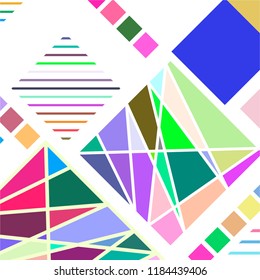 Abstract modern geometric background