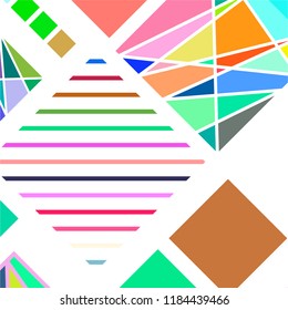 Abstract modern geometric background