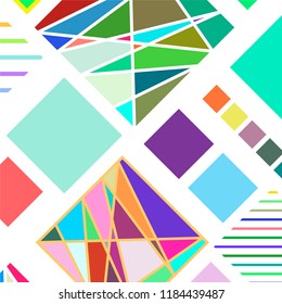 Abstract modern geometric background