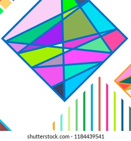 Abstract modern geometric background