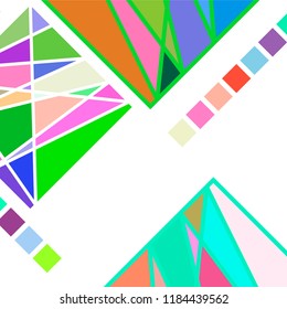 Abstract modern geometric background