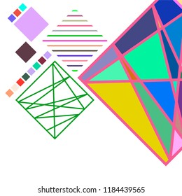 Abstract modern geometric background