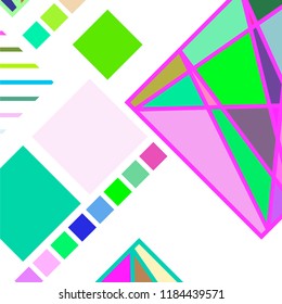 Abstract modern geometric background