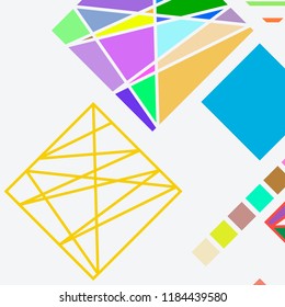 Abstract modern geometric background