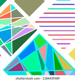 Abstract modern geometric background