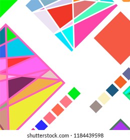 Abstract modern geometric background