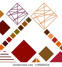 Abstract modern geometric background