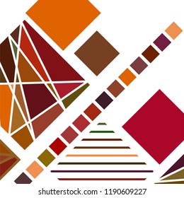 Abstract modern geometric background