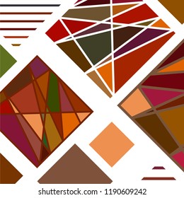 Abstract modern geometric background