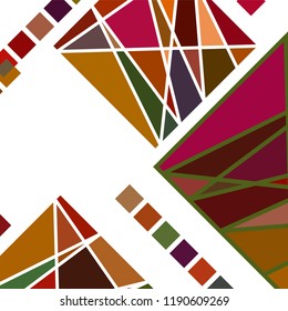 Abstract modern geometric background