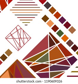 Abstract modern geometric background