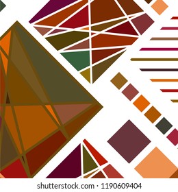 Abstract modern geometric background