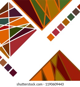 Abstract modern geometric background