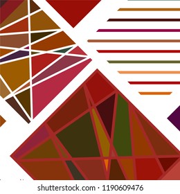 Abstract modern geometric background