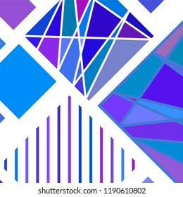 Abstract modern geometric background