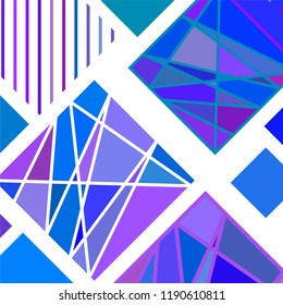 Abstract modern geometric background