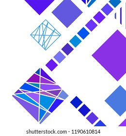 Abstract modern geometric background