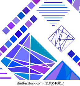 Abstract modern geometric background